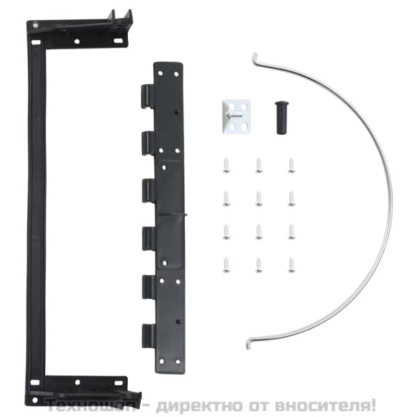 Кухненски вграден кош, неръждаема стомана, 12 л