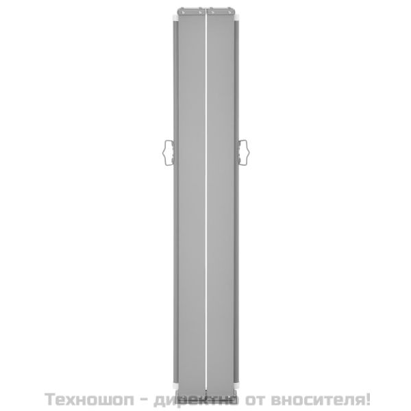 Прибираща се странична тента, кремава, 120x1000 см