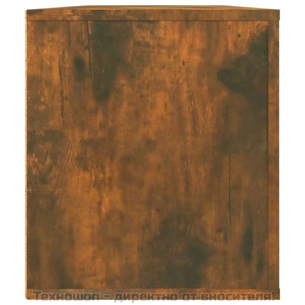 ТB шкаф, опушен дъб, 100x35x40 см, инженерно дърво