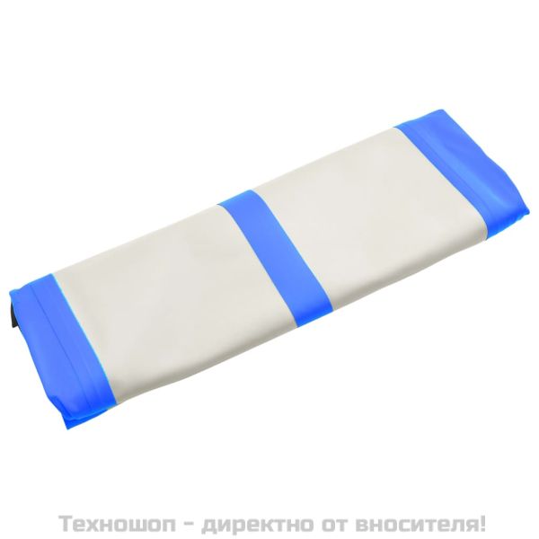 Надуваем дюшек за гимнастика с помпа, 500x100x15 см, PVC, син