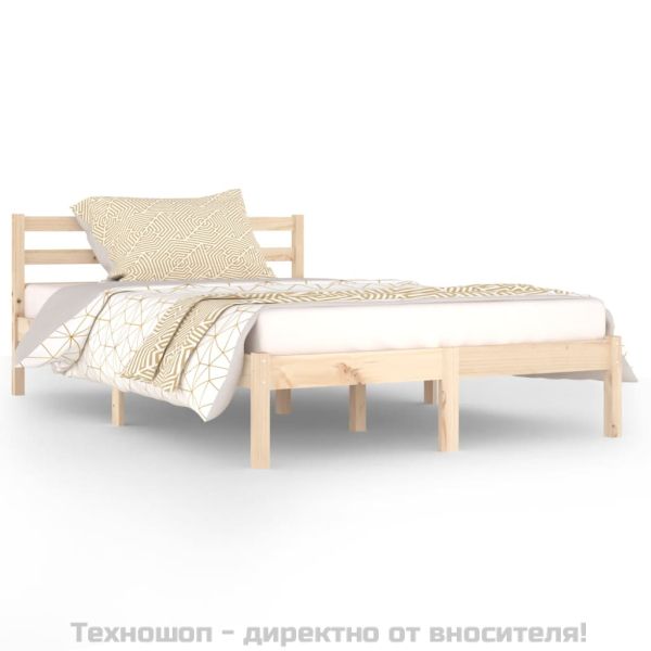 Рамка за легло, бор масив, 120х200 см