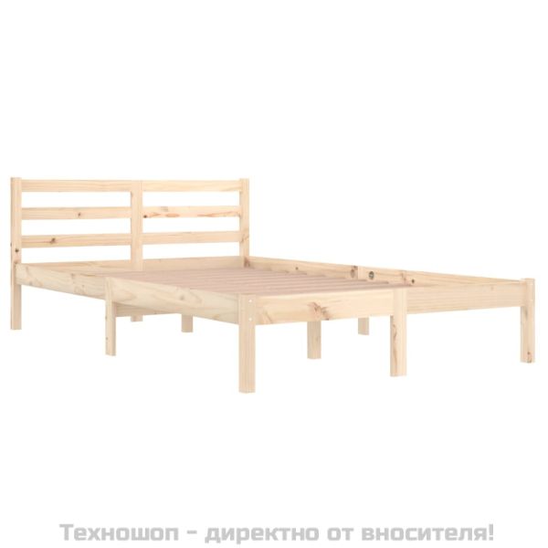 Рамка за легло, бор масив, 120х200 см
