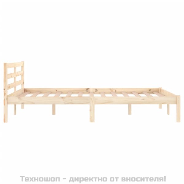 Рамка за легло, бор масив, 120х200 см