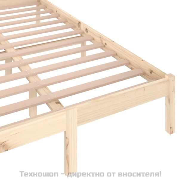 Рамка за легло, бор масив, 120х200 см