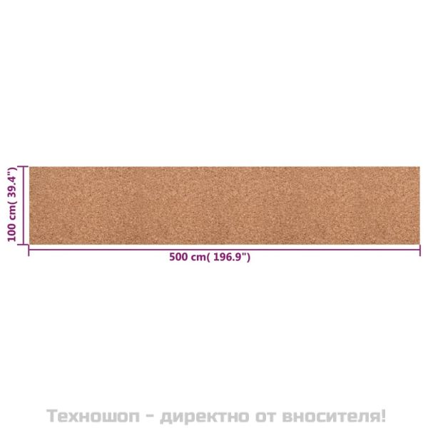 Коркова ролка 100x500 см 5 мм