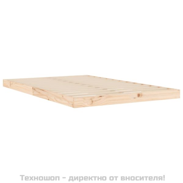 Рамка за легло 120x190 см Small Double масивно дърво бор