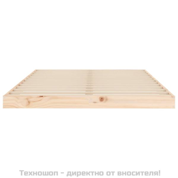 Рамка за легло 120x190 см Small Double масивно дърво бор