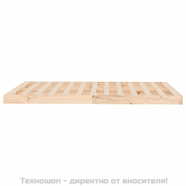 Рамка за легло 120x190 см Small Double масивно дърво бор