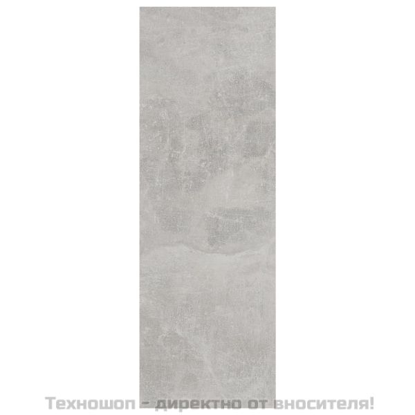 Библиотека/бюфет, бетонно сива, 66x30x98 см, инженерно дърво