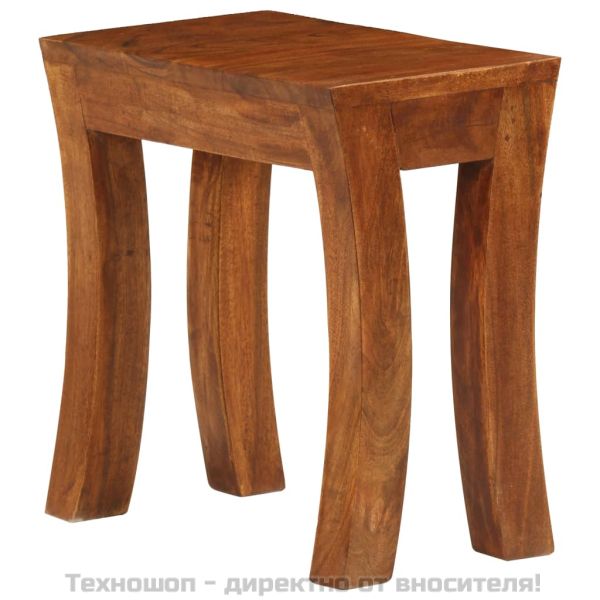 Комплект от 3 стифиращи маси, акация масив, 50x35x50 см, кафяв