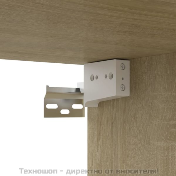 ТВ шкаф, дъб сонома, 80x30x30 см, инженерно дърво