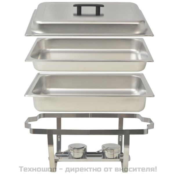 Комплект съдове за бен мари, 2 бр, неръждаема стомана