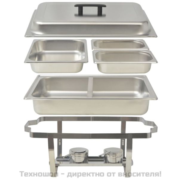 Комплект съдове за бен мари, 2 бр, неръждаема стомана