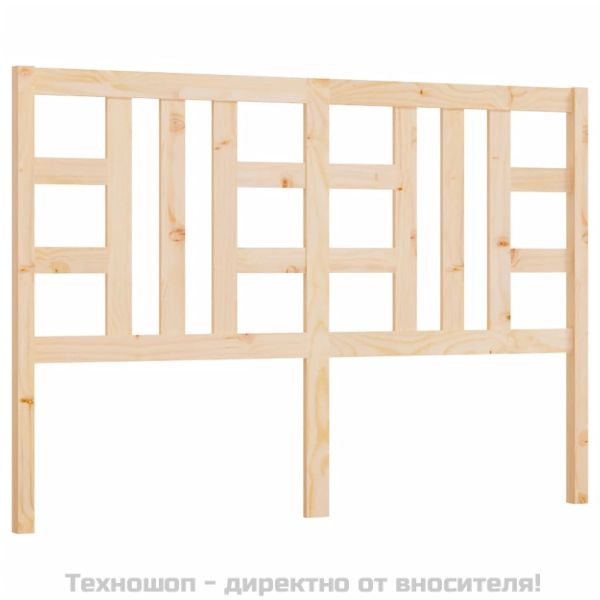 Горна табла за легло, 146x4x100 см, бор масив