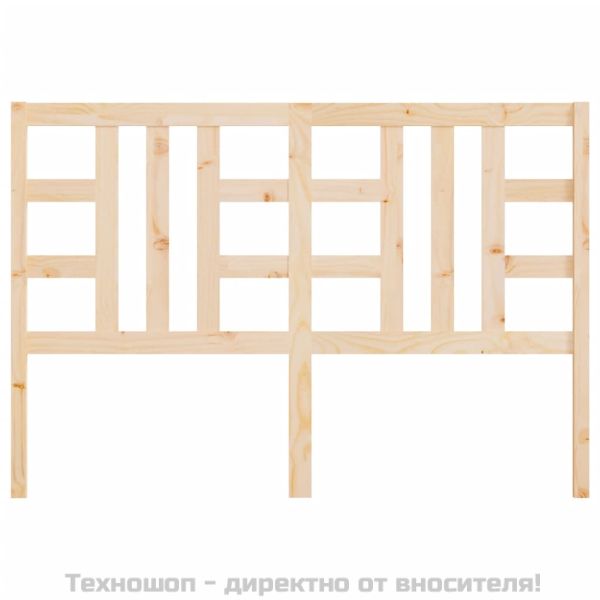 Горна табла за легло, 146x4x100 см, бор масив