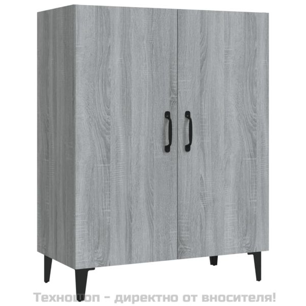 Сайдборд, Сив сонома, 70x34x90 см, инженерно дърво