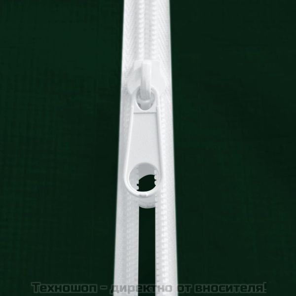 Професионална парти шатра със стени 2,5x2,5 м зелена 90 г/м²