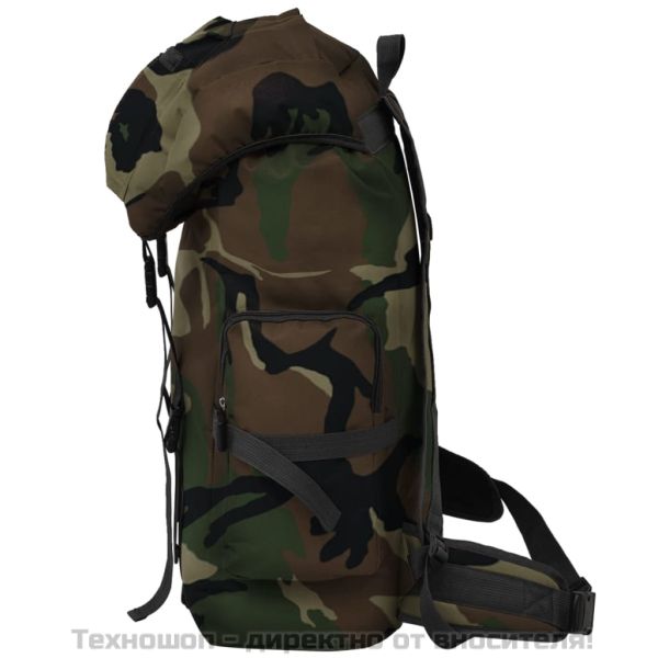 Раница, стил "войнишка", 65 л, камуфлажна