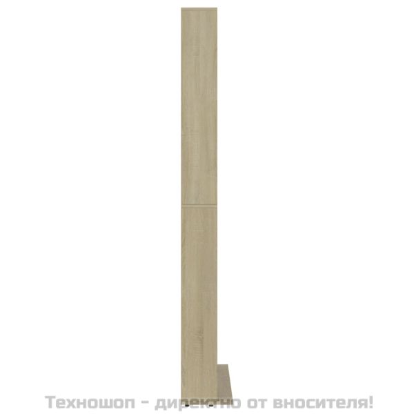 Етажерка за CD, сонома дъб, 102x16x177,5 см, инженерно дърво