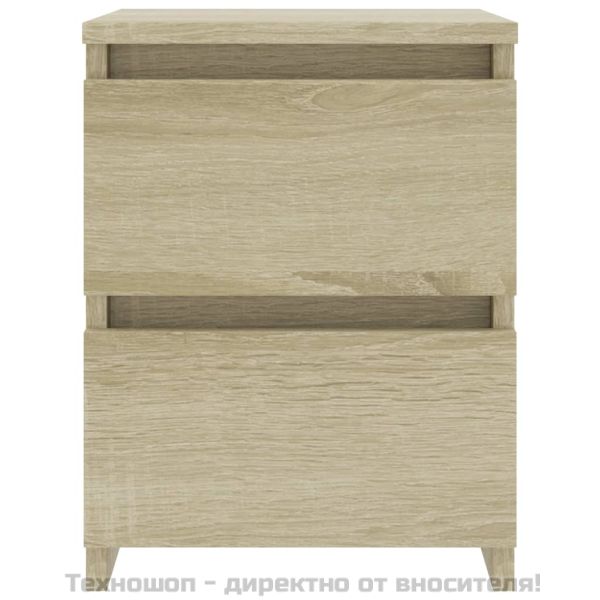 Нощни шкафчета, дъб сонома, 2 бр, 30x30x40 см, инженерно дърво