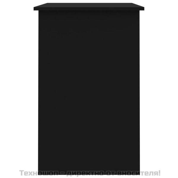 Бюро, черно, 100x50x76 см, инженерно дърво