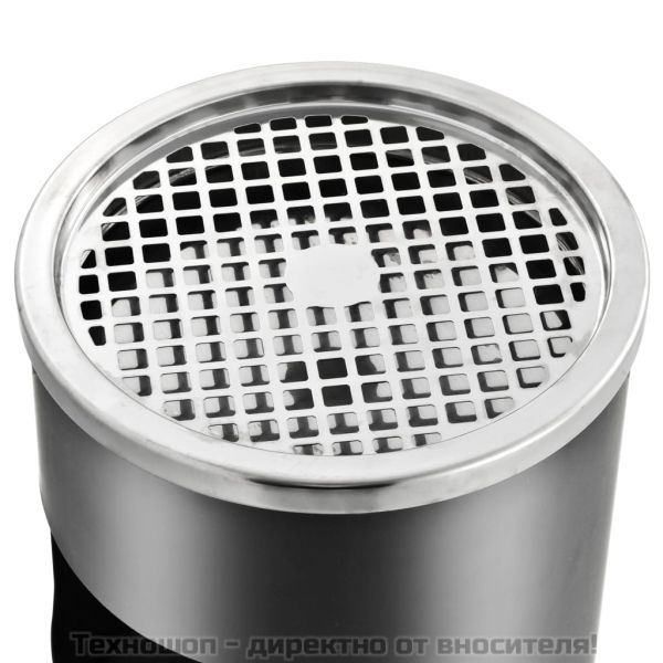 Хотелски кош-пепелник, 30 л, стомана, сив