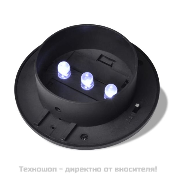 Комплект външни соларни LED лампи - 6 броя