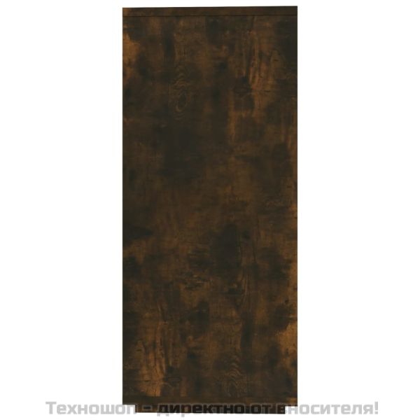 Сайдборд, опушен дъб, 120x30x75 см, инженерно дърво