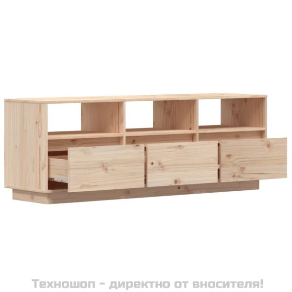 ТВ шкаф, 140x37x50 см, бор масив