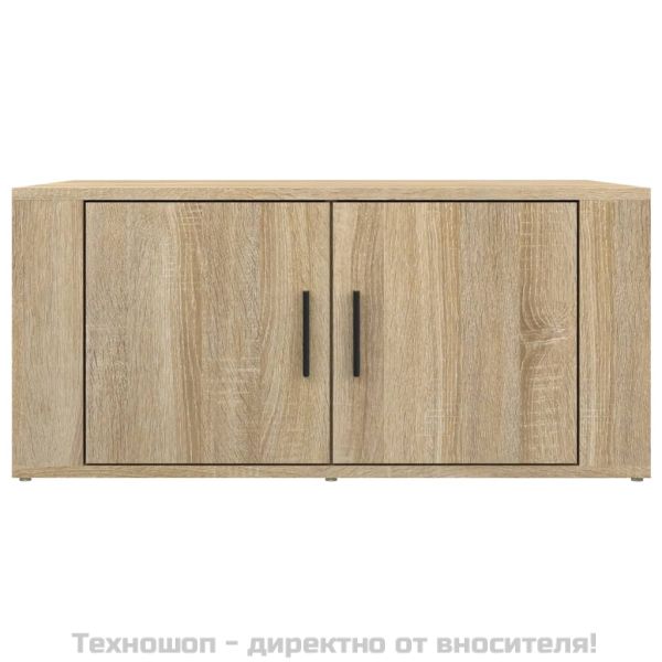 Кафе маса, дъб сонома, 80x50x36 см, инженерно дърво