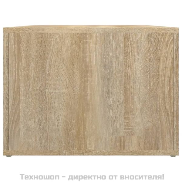 Кафе маса, дъб сонома, 80x50x36 см, инженерно дърво