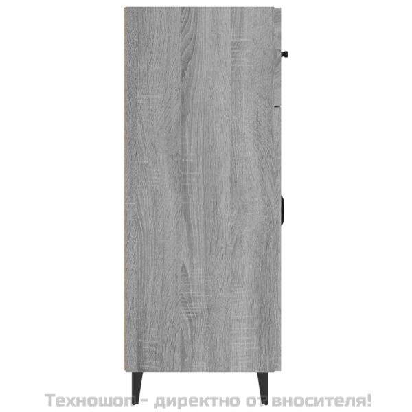 Сайдборд, сив сонома, 69,5x34x90 см, инженерно дърво