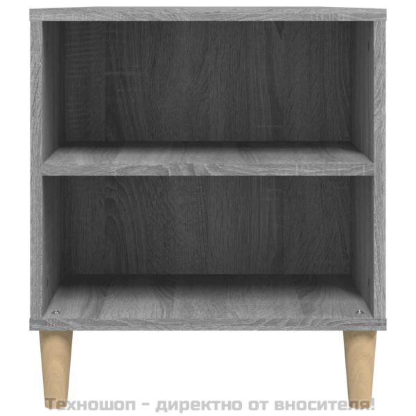 ТВ шкаф, сив сонома, 102x44,5x50 см, инженерно дърво