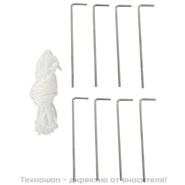 Шатра за партита с 6 мрежести стени, 6х3 м