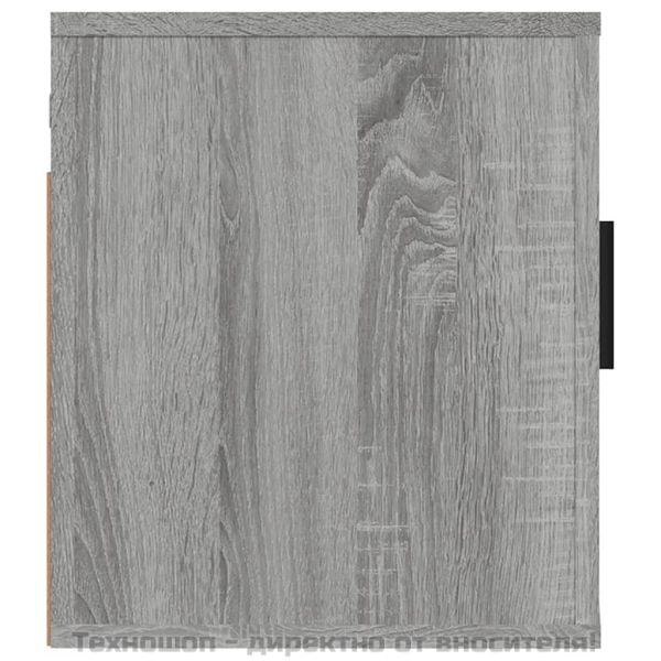 ТВ шкаф за стенен монтаж, сив сонома, 40x34,5x40 см