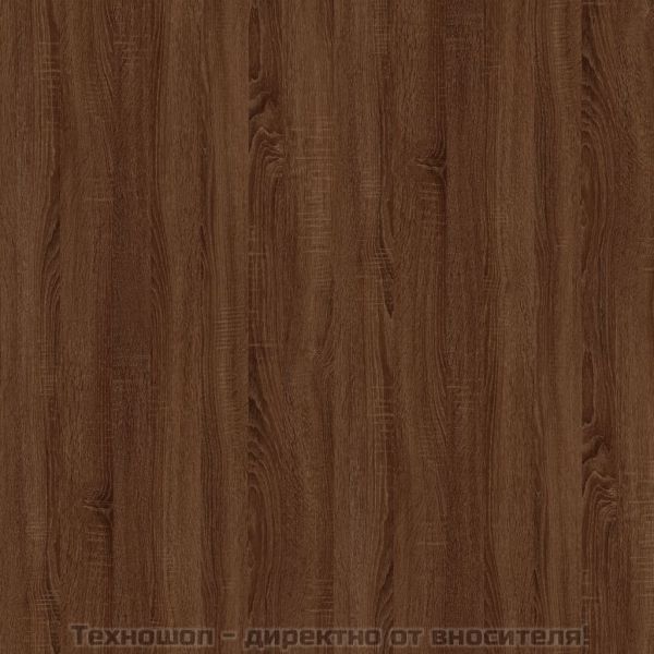 ТВ шкаф, кафяв дъб, 102x44,5x50 см, инженерно дърво