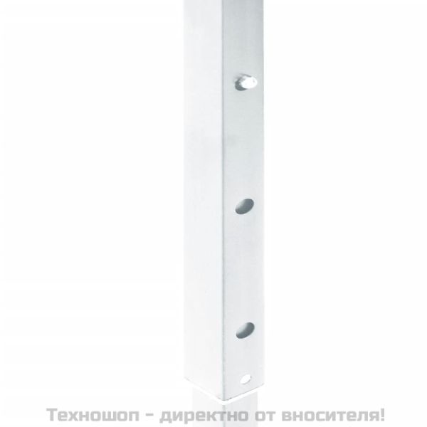 Сгъваема парти палатка със странични стени, кремава, 2x2 м