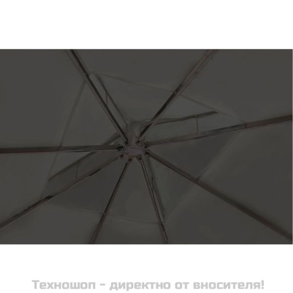 Шатра с покрив, 3х4 м, тъмносива