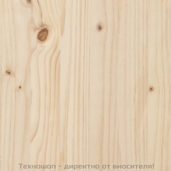 Рамка за легло, масивно дърво бор, 120x190 см, Small Double