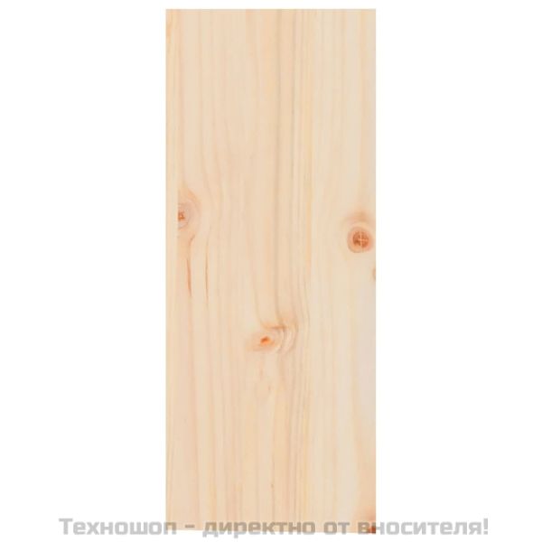 Шкаф за вино, 62x25x62 см, борово дърво масив