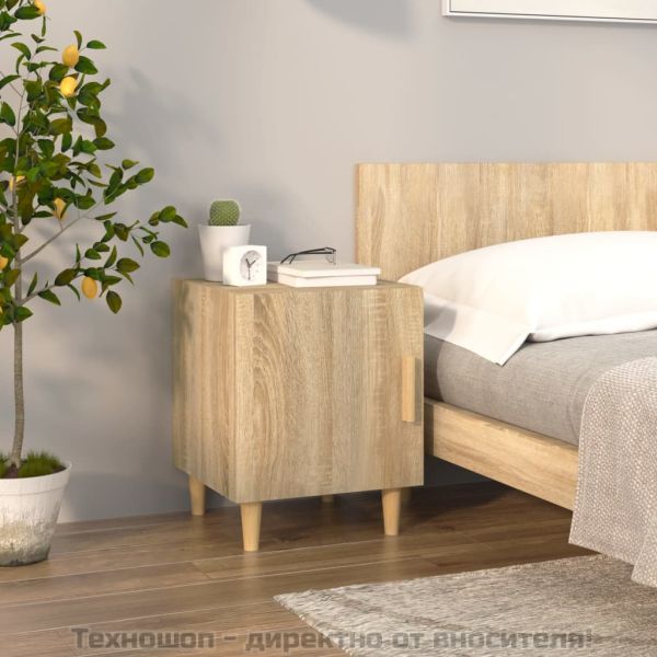 Нощни шкафчета, 2 бр, сонома дъб, инженерно дърво