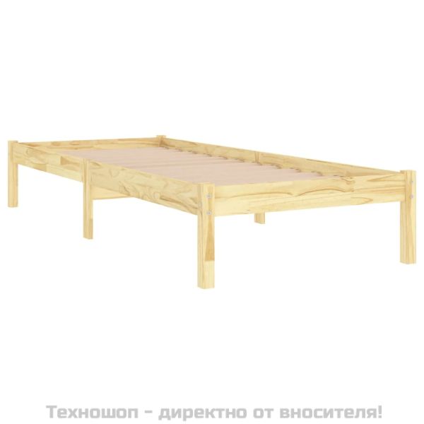 Рамка за легло, бор масив, 100x200 см