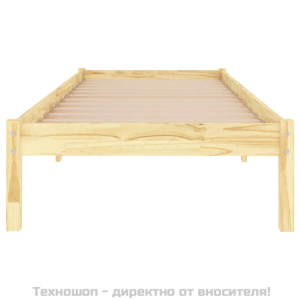 Рамка за легло, бор масив, 100x200 см