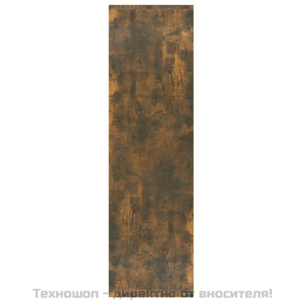 Библиотека/разделител опушен дъб 60x30x103 см инженерно дърво