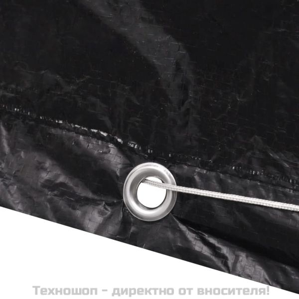 Покривало за градински мебели 8 капси 200 x 160 x 70 см