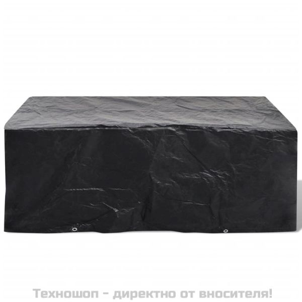 Покривало за градински мебели 8 капси 200 x 160 x 70 см