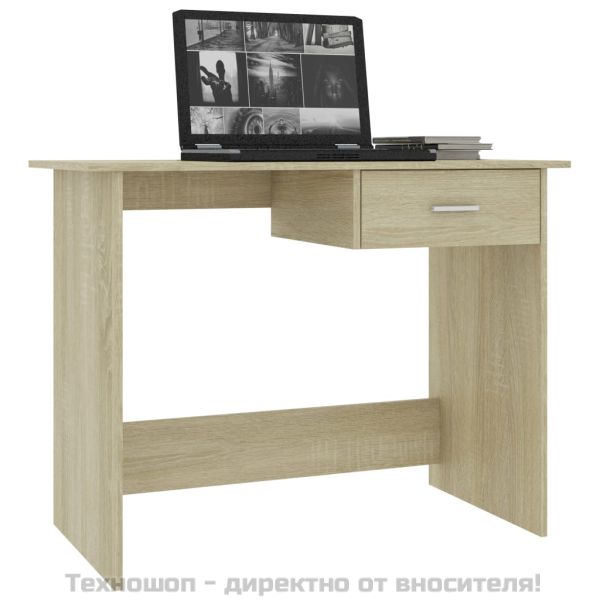 Бюро, дъб сонома, 100x50x76 см, ПДЧ