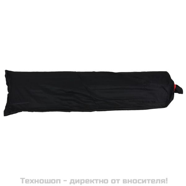 Парти шатра с LED и 4 стени, 3,6x3,6x2,3 м, зелена