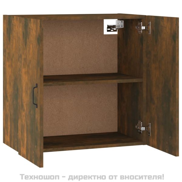 Стенен шкаф, Опушен дъб, 60x31x60 см, инженерно дърво