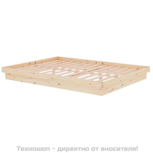 Рамка за легло, дърво масив, 150x200 cм, King Size